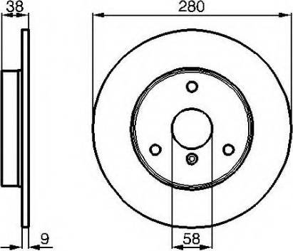 VEMA 98083 - Dəstək kol, stabilizator furqanavto.az