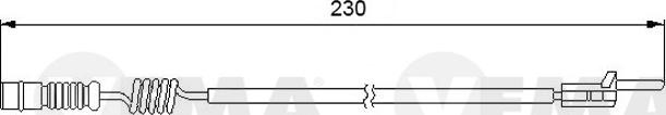 VEMA 117494 - Xəbərdarlıq Kontakt, əyləc padinin aşınması furqanavto.az