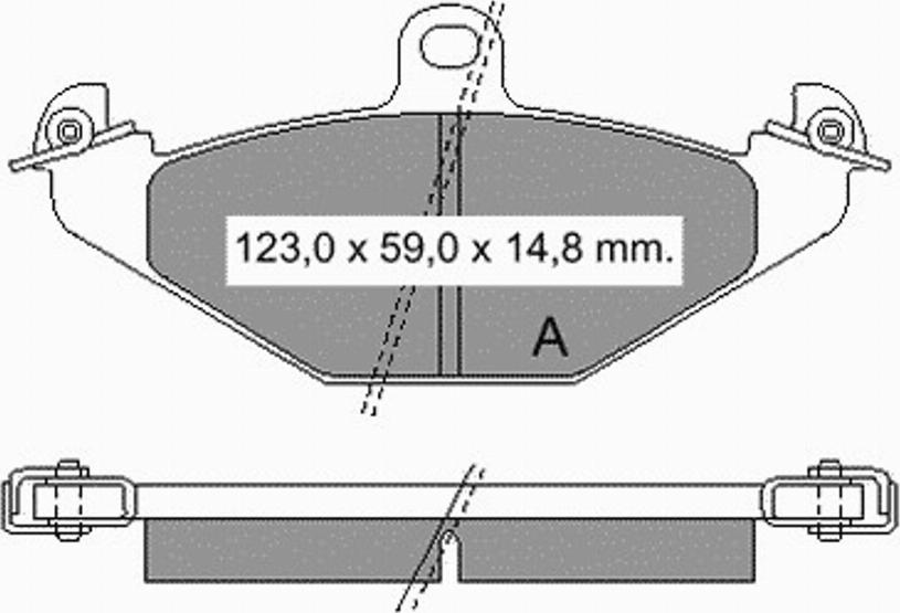 VEMA 835430 - Əyləc altlığı dəsti, əyləc diski furqanavto.az