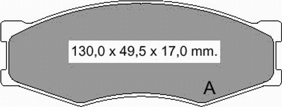 VEMA 835141 - Əyləc altlığı dəsti, əyləc diski furqanavto.az