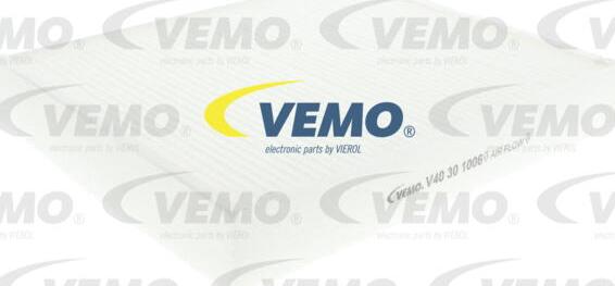 Vemo V40-30-1006 - Filtr, daxili hava furqanavto.az