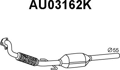 Veneporte AU03162K - Katalitik çevirici furqanavto.az
