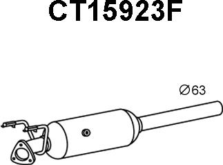 Veneporte CT15923F - Tüs / Hissəcik filtri, egzoz sistemi furqanavto.az