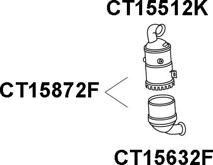 Veneporte CT15872F - Tüs / Hissəcik filtri, egzoz sistemi furqanavto.az