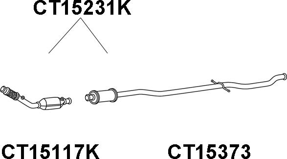 Veneporte CT15231K - Katalitik çevirici furqanavto.az