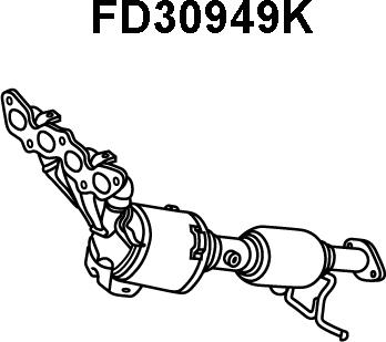 Veneporte FD30949K - Manifold Katalitik Konvertor furqanavto.az
