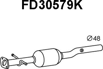 Veneporte FD30579K - Katalitik çevirici furqanavto.az