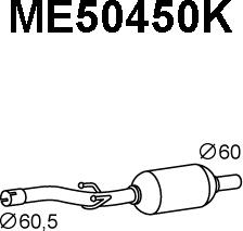 Veneporte ME50450K - Katalitik çevirici furqanavto.az