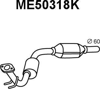 Veneporte ME50318K - Katalitik çevirici furqanavto.az