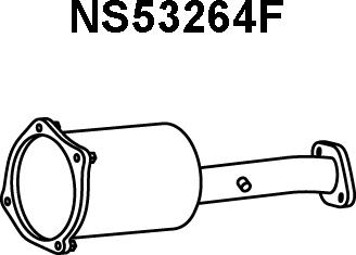 Veneporte NS53264F - Tüs / Hissəcik filtri, egzoz sistemi furqanavto.az