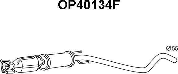 Veneporte OP40134F - Tüs / Hissəcik filtri, egzoz sistemi furqanavto.az