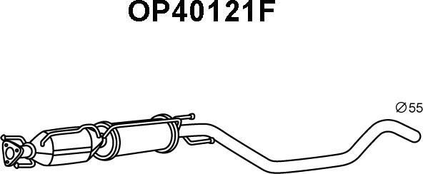 Veneporte OP40121F - Tüs / Hissəcik filtri, egzoz sistemi furqanavto.az