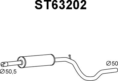 Veneporte ST63202 - Ön səsboğucu furqanavto.az