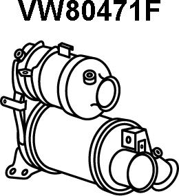 Veneporte VW80471F - Tüs / Hissəcik filtri, egzoz sistemi furqanavto.az
