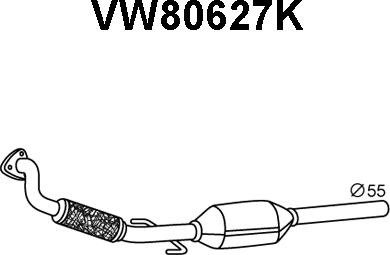Veneporte VW80627K - Katalitik çevirici furqanavto.az