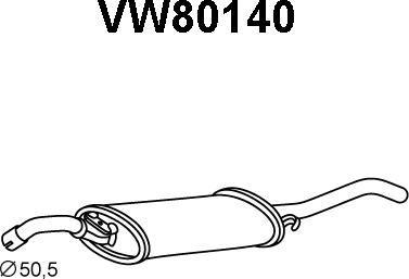 Veneporte VW80140 - Son səsboğucu furqanavto.az