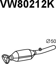 Veneporte VW80212K - Katalitik çevirici furqanavto.az