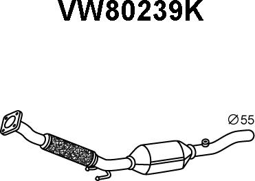 Veneporte VW80239K - Katalitik çevirici furqanavto.az