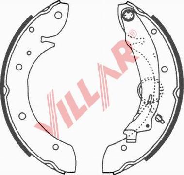 Villar 629.0648 - Əyləc Başlığı Dəsti furqanavto.az