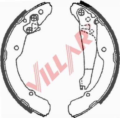 Villar 629.0689 - Əyləc Başlığı Dəsti furqanavto.az