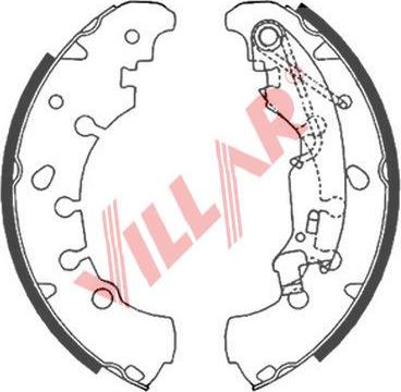 Villar 629.0886 - Əyləc Başlığı Dəsti furqanavto.az