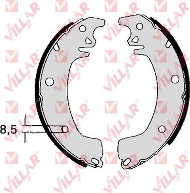 Villar 629.0350 - Əyləc Başlığı Dəsti furqanavto.az