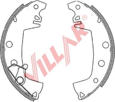 Villar 629.0715 - Əyləc Başlığı Dəsti furqanavto.az