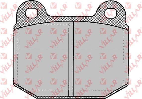 Villar 626.0137 - Əyləc altlığı dəsti, əyləc diski furqanavto.az