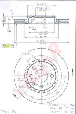 Villar 628.0480 - Əyləc Diski furqanavto.az