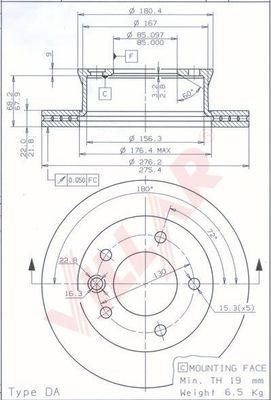 Villar 628.1919 - Əyləc Diski furqanavto.az