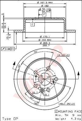 Villar 628.1642 - Əyləc Diski furqanavto.az