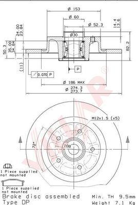 Villar 628.2138 - Əyləc Diski furqanavto.az