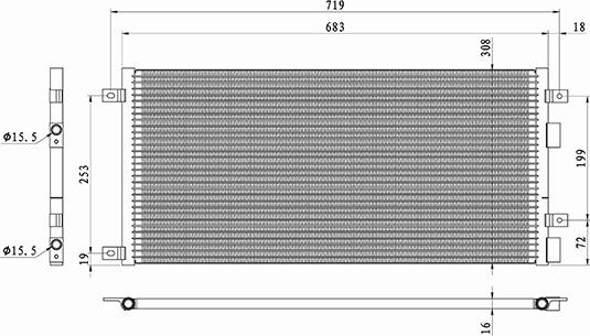 Waeco 8880400580 - Kondenser, kondisioner furqanavto.az