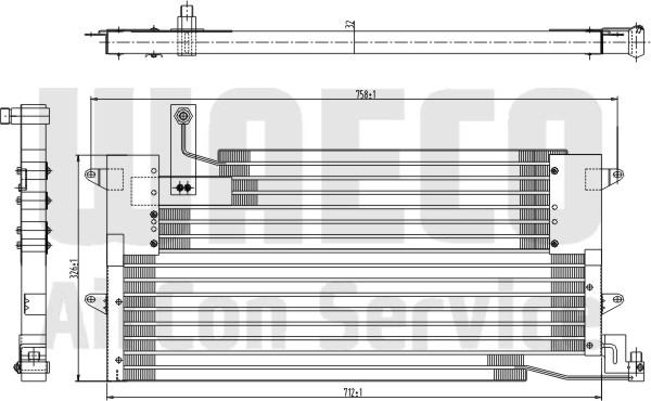 Waeco 8880400034 - Kondenser, kondisioner furqanavto.az