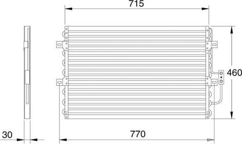 Waeco 8880400029 - Kondenser, kondisioner furqanavto.az