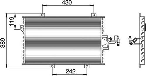 Waeco 8880400116 - Kondenser, kondisioner furqanavto.az