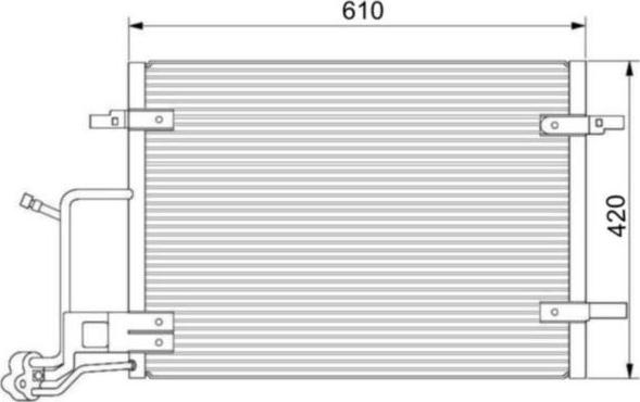 Waeco 8880400186 - Kondenser, kondisioner furqanavto.az