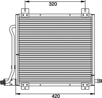 Waeco 8880400138 - Kondenser, kondisioner furqanavto.az