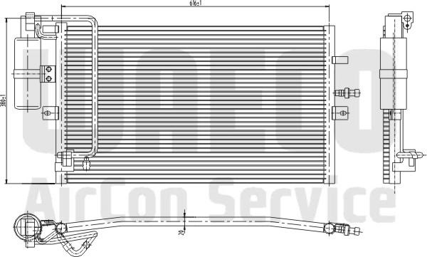 Waeco 8880400120 - Kondenser, kondisioner furqanavto.az