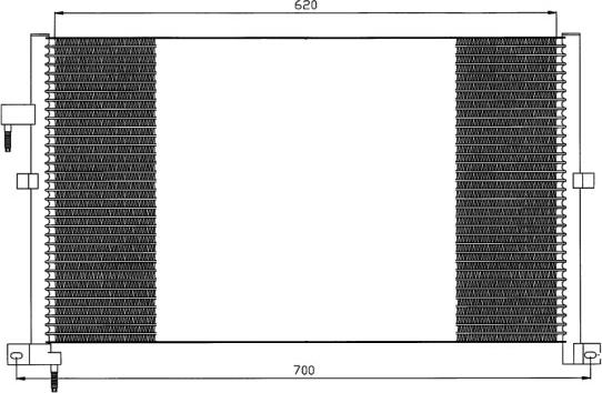 Waeco 8880400340 - Kondenser, kondisioner furqanavto.az