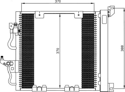 Waeco 8880400365 - Kondenser, kondisioner furqanavto.az