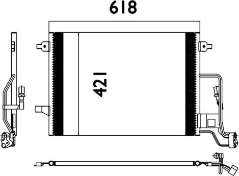 Waeco 8880400319 - Kondenser, kondisioner furqanavto.az