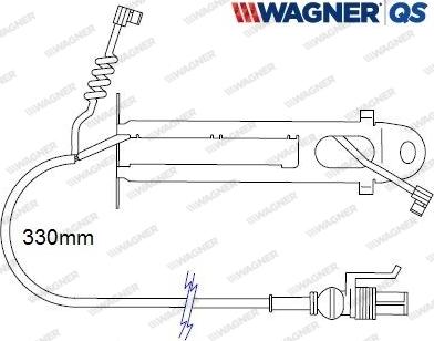 Wagner 587056W - Xəbərdarlıq Kontakt, əyləc padinin aşınması furqanavto.az