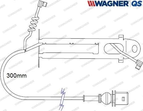 Wagner 587033W - Xəbərdarlıq Kontakt, əyləc padinin aşınması furqanavto.az