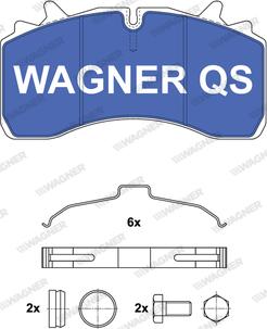 Wagner 2916204950 - Əyləc altlığı dəsti, əyləc diski furqanavto.az