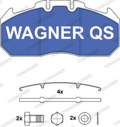 Wagner 2913104950 - Əyləc altlığı dəsti, əyləc diski furqanavto.az