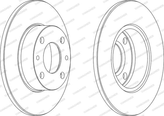 Wagner WGR0083-1 - Əyləc Diski furqanavto.az