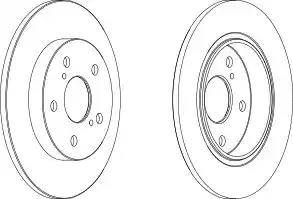 BOSCH 0 986 479 519 - Əyləc Diski furqanavto.az