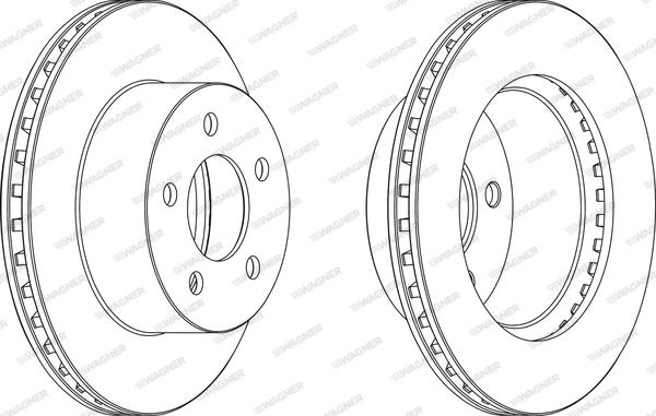 Wagner WGR1027-1 - Əyləc Diski furqanavto.az