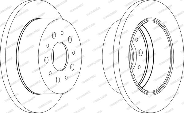 Wagner WGR1144-1 - Əyləc Diski furqanavto.az